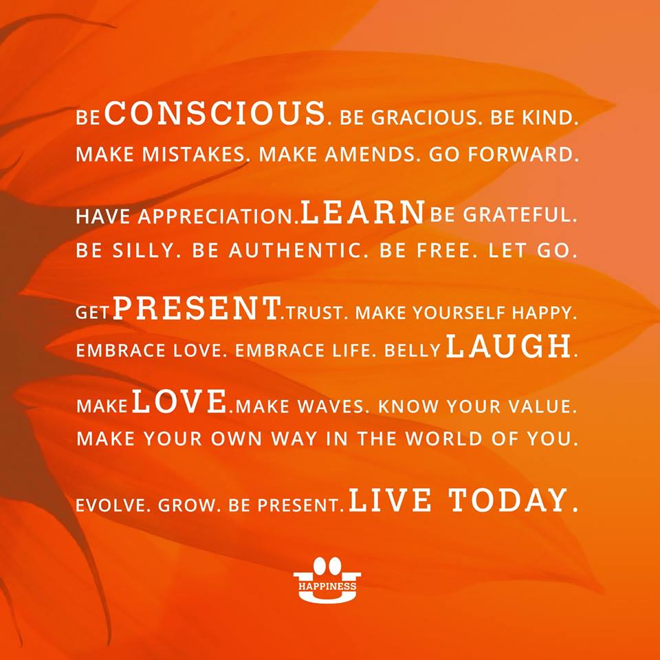Be Conscious. Live Today. By Alice Inoue, Founder of Happiness U